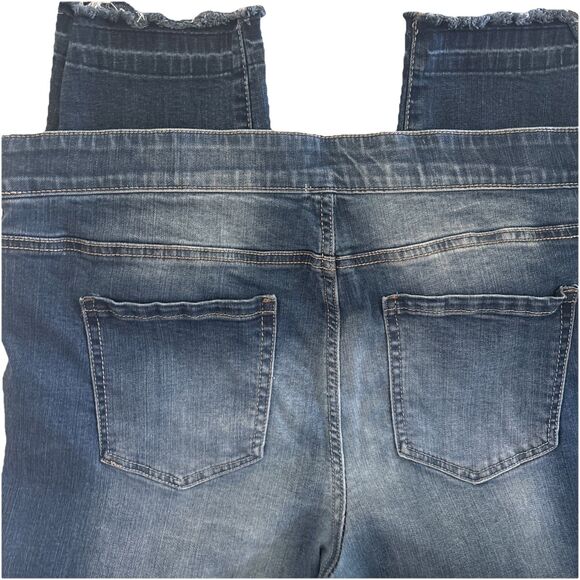 Maurices Jeans Medium Dark Wash Crop Jegging Stretch Women’s 16 Comfort Waist - Picture 6 of 8